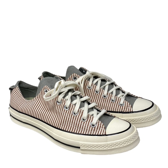 Converse Chuck 70 Crafted Stripe Low Top Canvas Men’s Sneakers A00474C - Picture 2 of 10